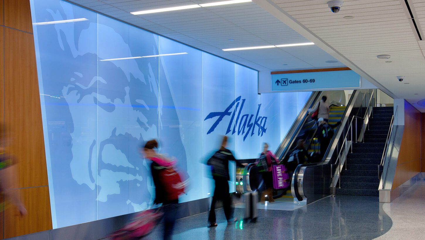 LAX Alaska Airlines Terminal 6 Renovation Image