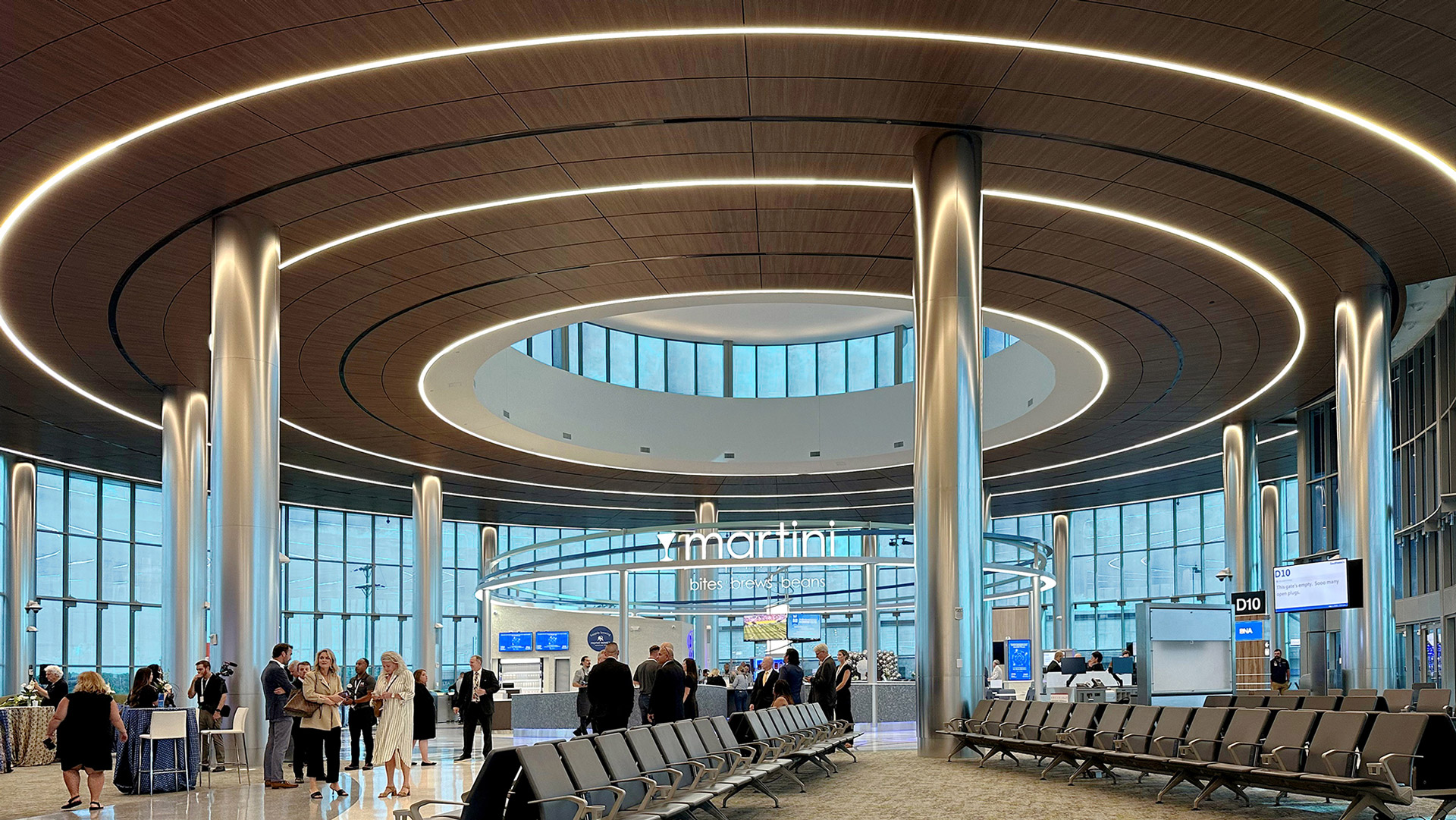 Fentress Studios, a Populous Company, celebrates the grand opening of Nashville International Airport’s Concourse D Extension